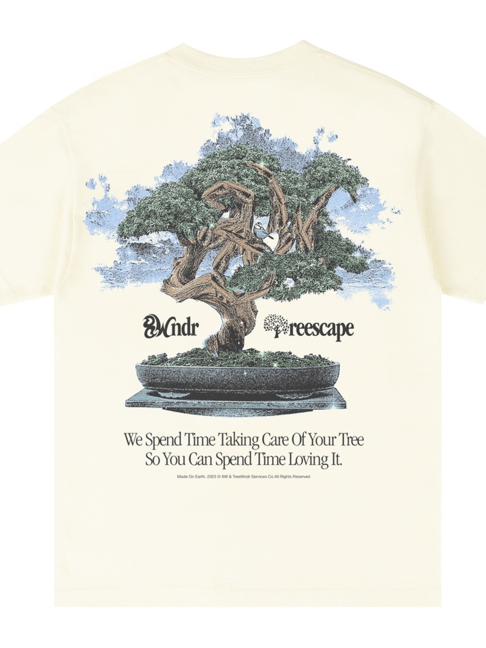 TREESCAPE TEE CREAM